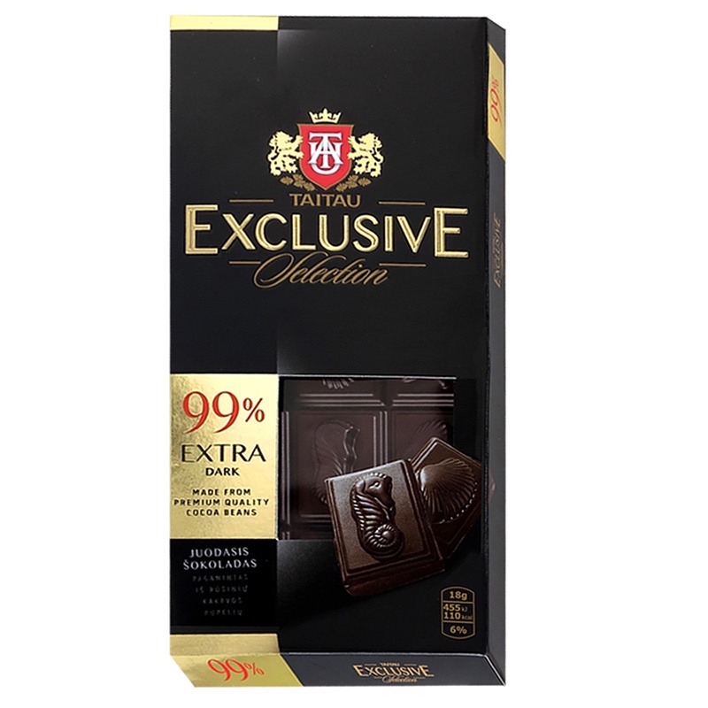 立陶宛 TAITAU 獨家TT EXCLUSIVE 99%黑巧克力