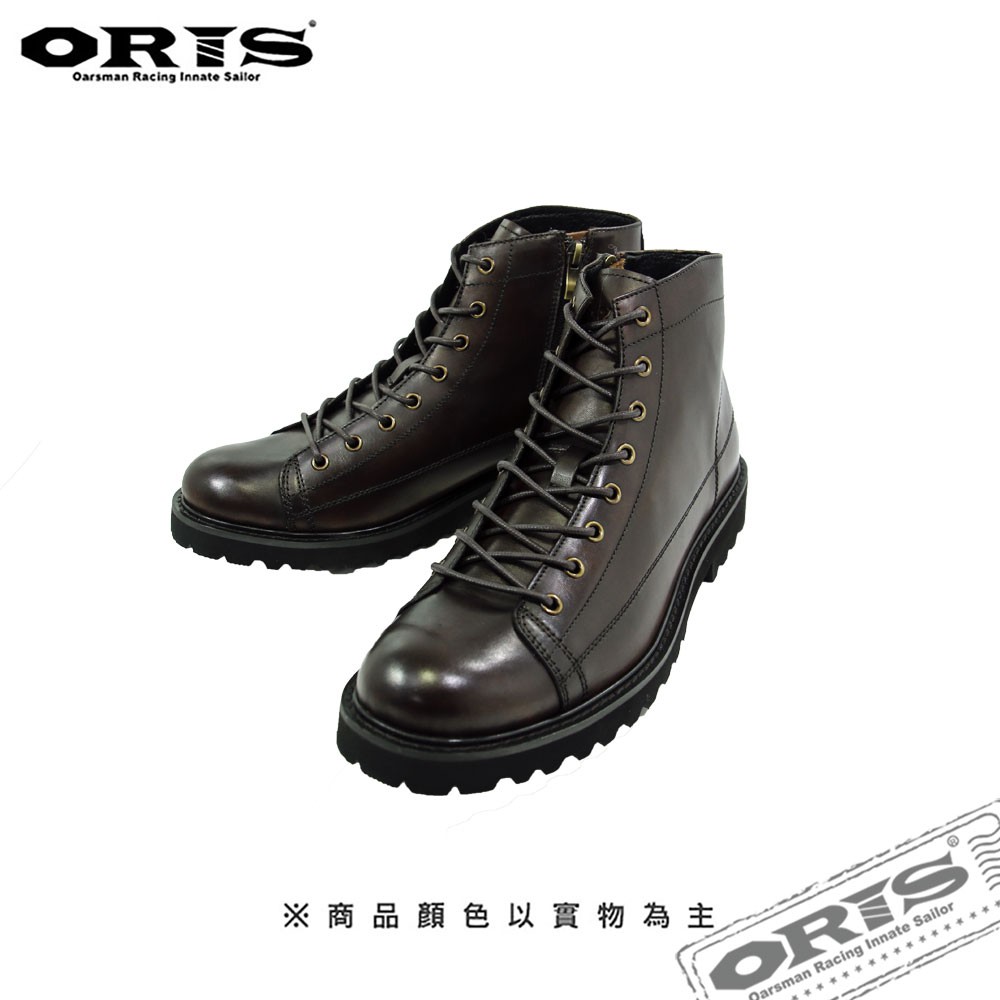 ORIS時尚荔紋中筒靴-深咖啡-SB16553N03