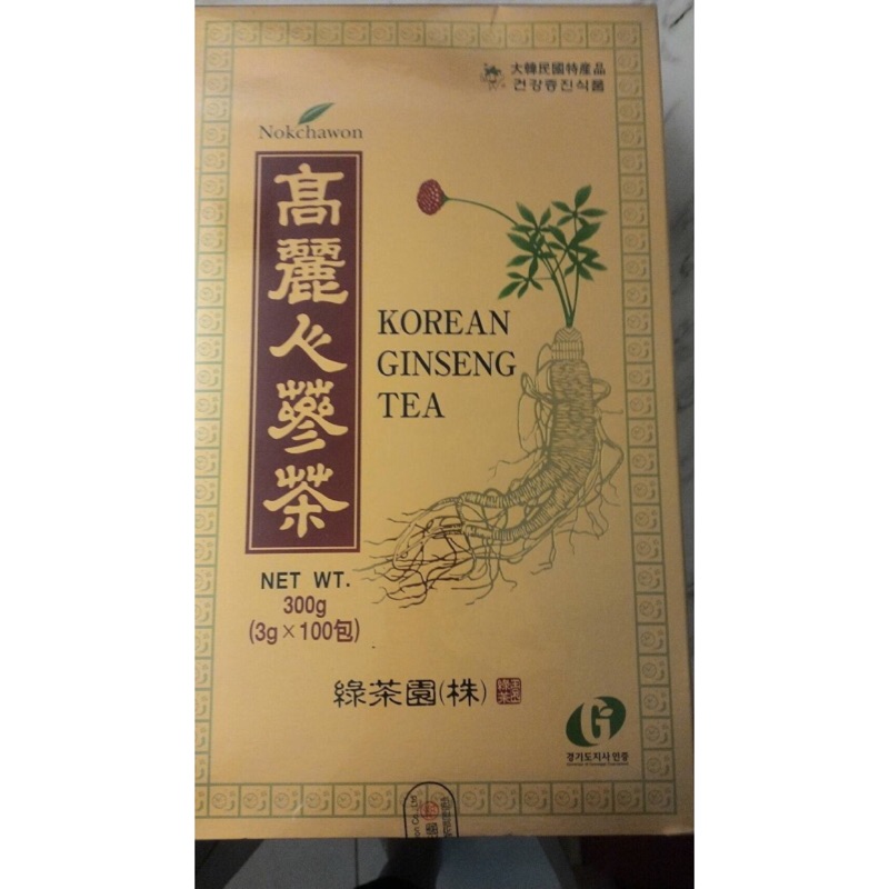 韓國高麗人參茶包100包