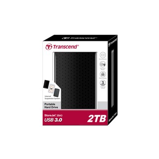 創見 StoreJet 25A3 2T 送硬殼防震包 外接硬碟 2TB 外接式硬碟 USB3.0 隨身硬碟