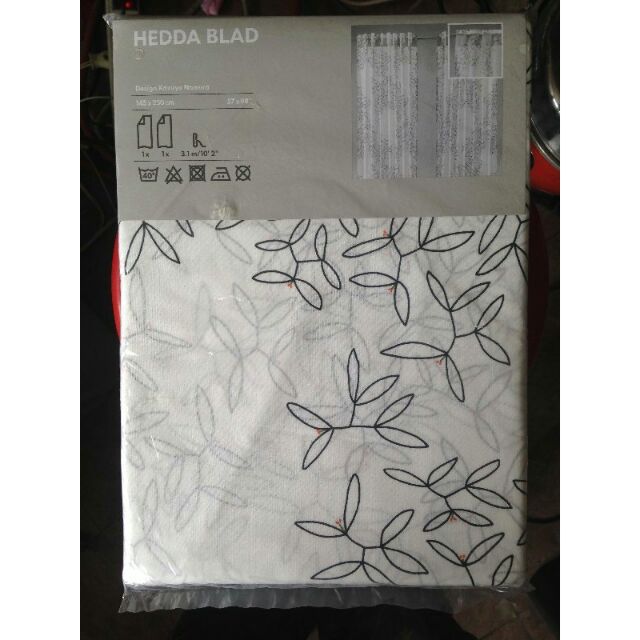 全新 
IKEA HEDDA BLAD窗簾 門簾 幻境枝葉
145*250