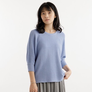 O-LIWAY 台灣製MIT 簡約～七分連袖細針針織衫