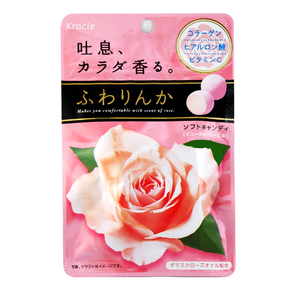【有間店】日本 嘉娜寶Kracie 玫瑰香體軟糖 約會接吻好口氣必備