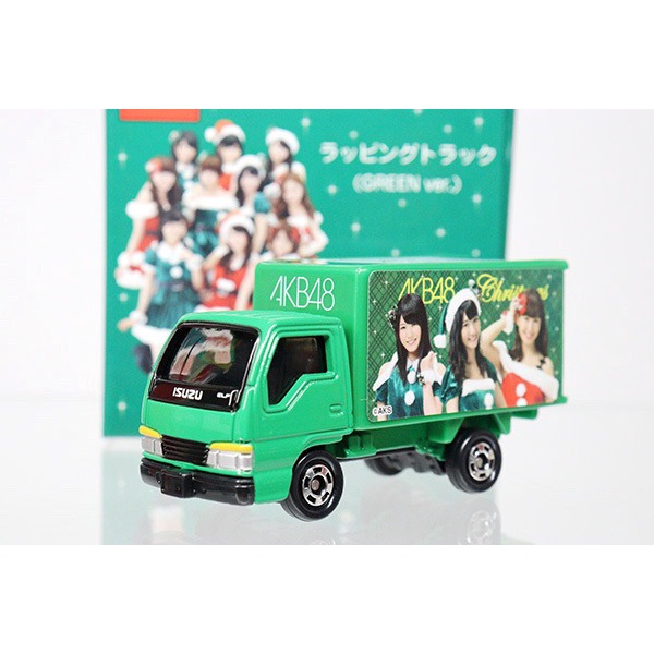 【TT愛玩具】Tomica AKB48 Green Ver. 聖誕節限定 Isuzu ELF 鈴木 貨櫃車