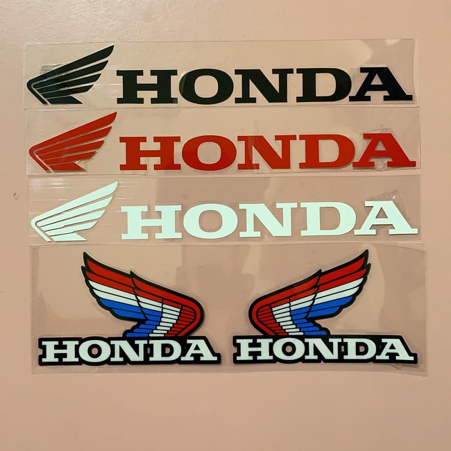 Honda (立體)貼紙  翅膀貼紙 本田  機車 汽車 貼紙 防水貼紙 車身貼紙 造型貼紙 彩繪 牢固 高品質