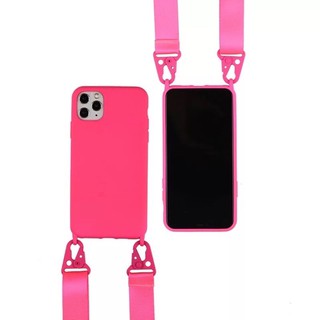 在台現貨!iPhone12手機殼/掛繩及保護殼可自由搭配不同顏色/掛繩手機殼/快拆掛繩/背帶矽膠素色手機殼