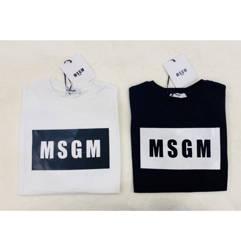 MSGM 版大款 現貨童裝 14y 白色