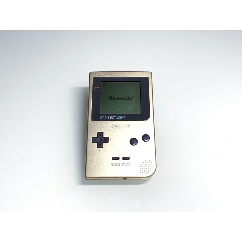 【勇者電玩屋】GBL正日版-稀有極美品 9.5成新GBL主機金色款 Game Boy Light 夜光版 407868