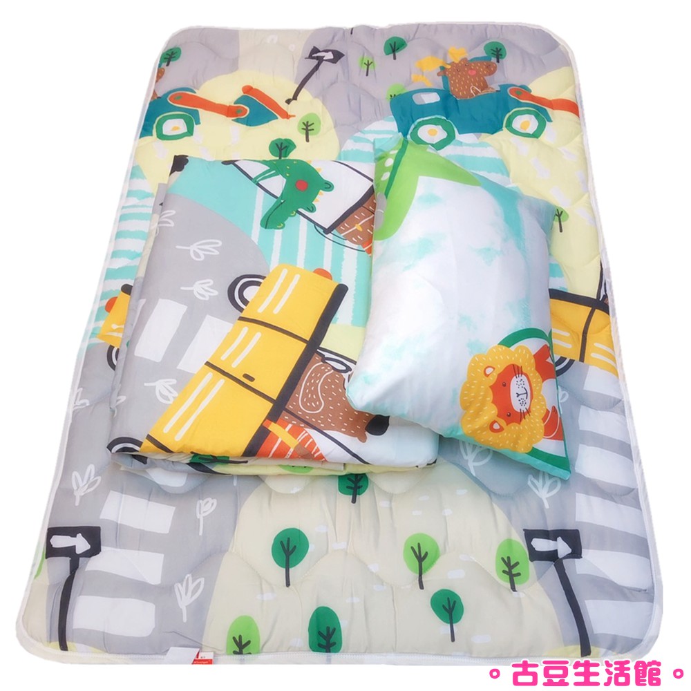 3M吸濕排汗專利，台灣製兒童睡袋，韓國最新款三件式兒童睡墊，床墊、枕頭、涼被，可分開使用攜帶方便好收納，翻山越嶺