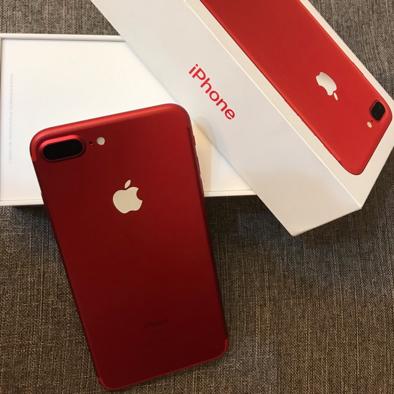 🍎I phone 7 plus 128g 限量紅《另有同規格玫瑰金色1支喲！》