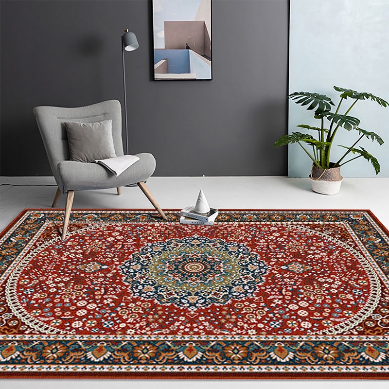 客制尺寸 地毯 復古美式地毯 客廳地毯 臥室床邊毯 北歐民族風沙發茶几墊摩洛哥滿鋪地墊