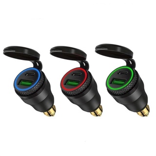 QC3.0 PD TypeC 雙USB 機車 充電器 插座 用於寶馬 BMW R1200 GS R1200RT 杜卡迪