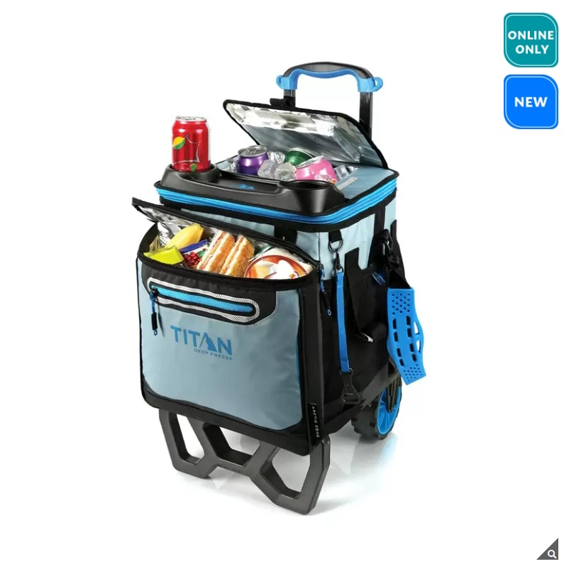 Titan Deep Freeze 60罐裝軟式滾輪 冰桶 2622035 好市多官網代購下單前請先詢問庫存唷
