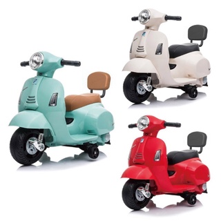 Vespa 偉士牌 電動玩具車靠背款 (3色可選)聖誕禮物【麗兒採家】