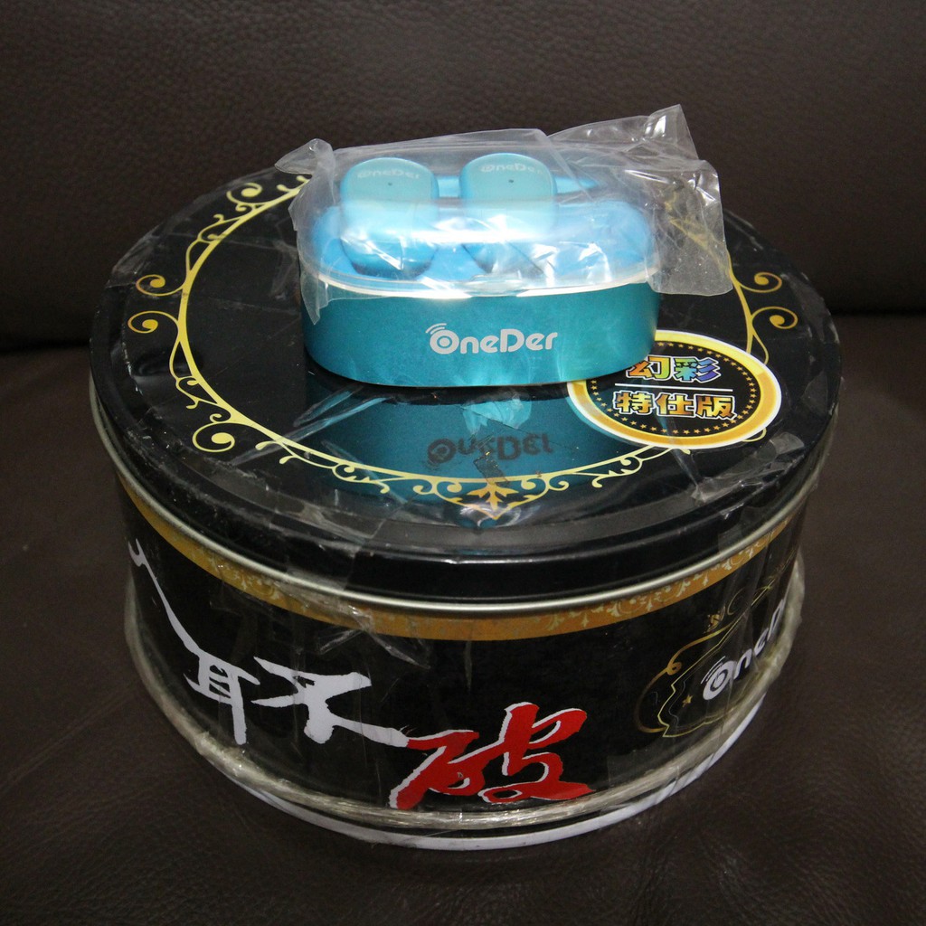幻達 OneDer W11 幻彩特仕版 藍色 圓盒 藍芽耳機 無線耳機 娃娃機3C台