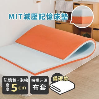 絲薇諾 MIT減壓記憶床墊/高5cm(單人款)台灣製