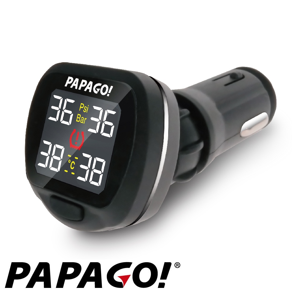 【免運優惠中】 PAPAGO TireSafe S22E 獨立型胎外式胎壓偵測器