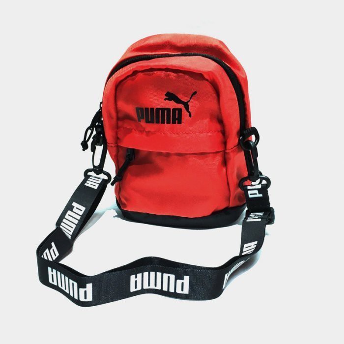  Puma Trend 紅 黑 Logo 後背包 小背包 側背 肩背 小包 07615402/04