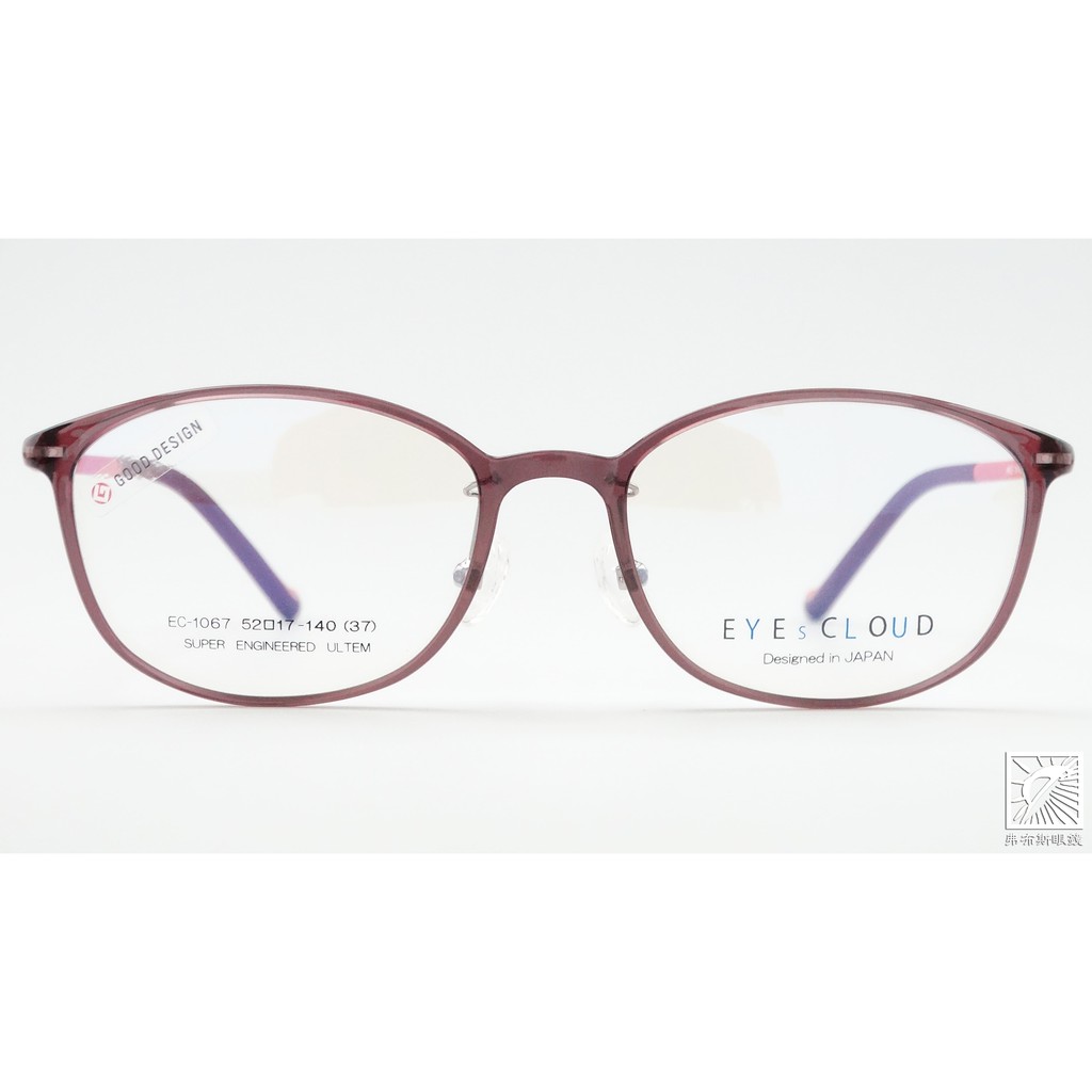 弗布斯眼鏡 Eyescloud Ec 1067 1 紅 粉紅 黑高科技塑鋼日本品牌優良設計獎韓國製流行鏡框 蝦皮購物