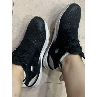 🌻現貨正版Reebok銳步Furylite Sheer黑白 黑騎士 格紋 網格 黑武士 慢跑鞋 布鞋