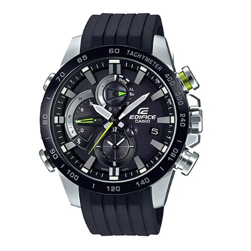時計屋 EDIFICE EQB-800BR-1A 賽車計時男錶 智能連接 太陽能 新型膠質錶帶 防水EQB-800
