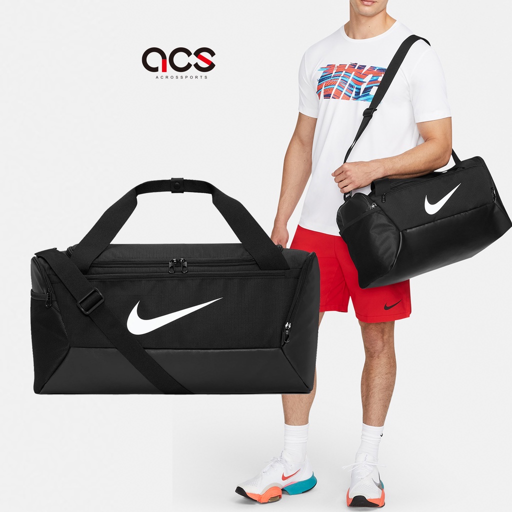 Nike 包包 Brasilia 男女款 黑 行李袋 健身包 手提 肩背 大容量【ACS】DM3976-010