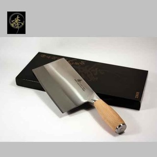 料理刀具 三合鋼系列-中式菜刀-小剁刀(橡木柄) 〔臻〕高級廚具 SC829-4CS(OAK)