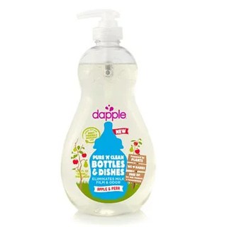 Dapple 天然奶瓶/餐具清潔液-蘋果甜梨500ML