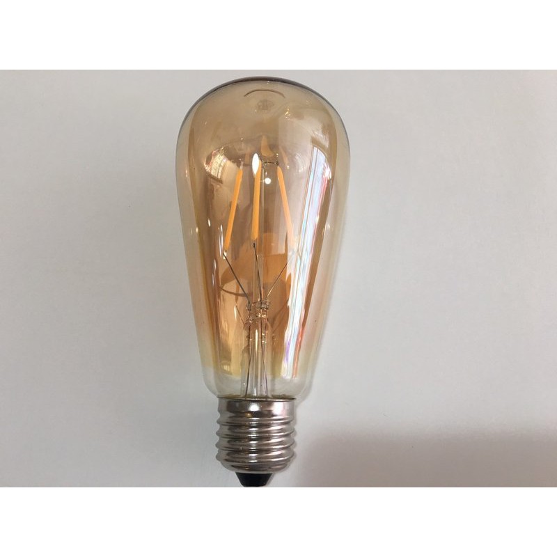 愛迪生燈泡 ST-64 LED 4w 類鎢絲燈泡 E27 復古 時尚 工業風 琥珀色電鍍玻璃