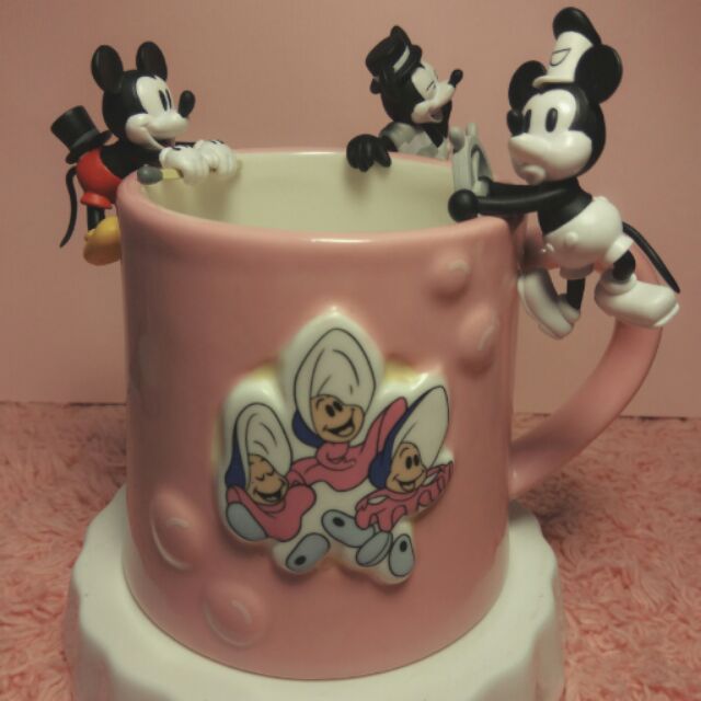 米奇 米老鼠 杯緣子 迪士尼 盒玩 轉蛋 汽船 夢物語