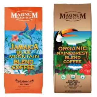 Magnum 熱帶雨林有機咖啡豆907公克/Magnum 藍山調合咖啡豆 907公克期效2025/01