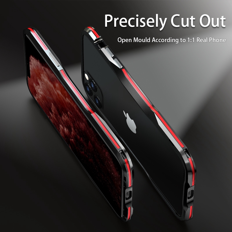 免運送膜 璐菲iphone 12 Iphone 11 Pro Max金屬邊框保護殼蘋果11手機殼蘋果12鋁合金框 蝦皮購物