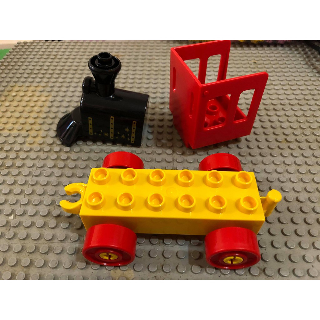 【點點小豆】LEGO 樂高積木 DUPLO 得寶 車類 米奇 火車頭 火車 配件 3個 一組 如圖！