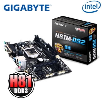 【大台南電腦量販】技嘉 GIGABYTE H81M-DS2 M-ATX/1150腳位  原廠保固三年 主機板 取代B85