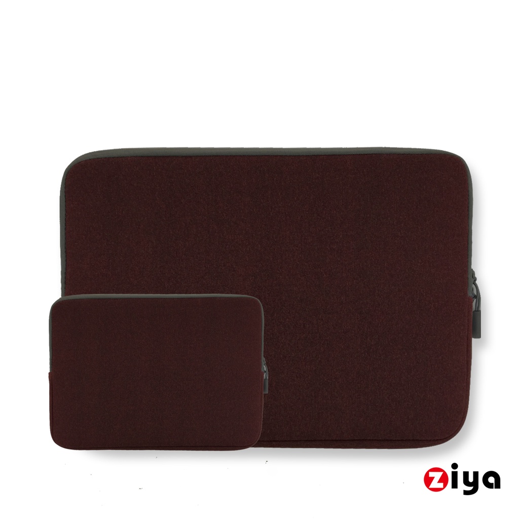 [ZIYA] Apple Macbook Air13 / Pro13 潛水材質麻花紋收納袋/內袋 新機適用 新文青棗紅色