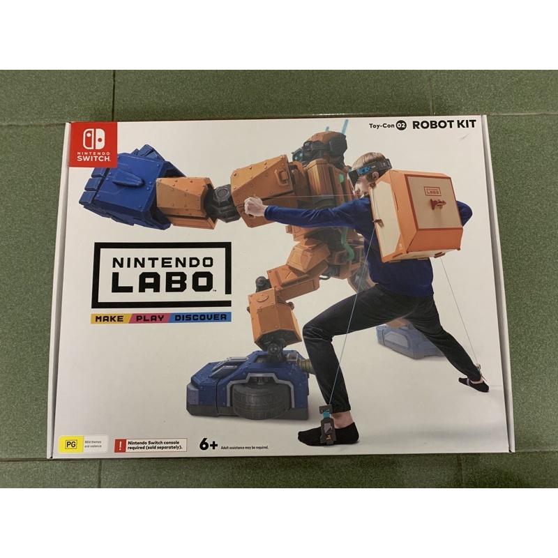 Switch《Labo Toy-Con 02: 機器人套裝》