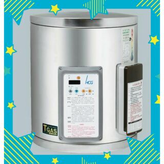 和成HCG定時定溫8加侖電能熱水器，EHN8ba4電熱爐，壁掛式，白鐵熱水器，不銹鋼熱水器。EH8baq4 baq2