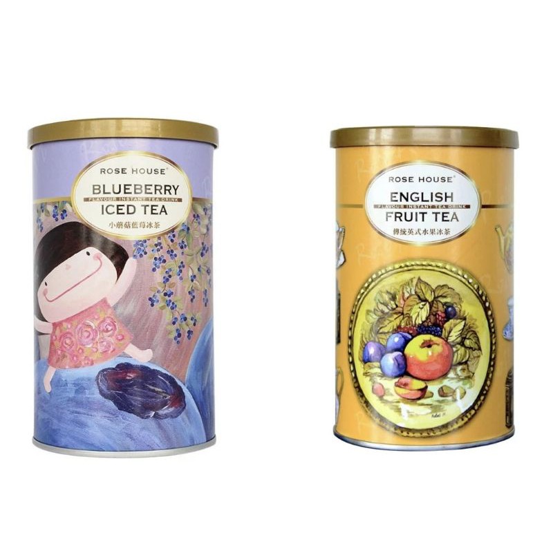 古典玫瑰園-傳統英式水果冰茶／小蘑菇藍莓冰茶280g