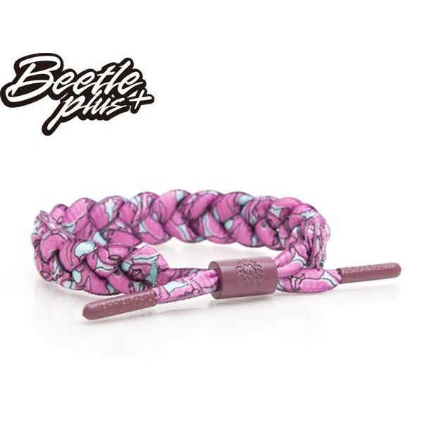 BEETLE RASTACLAT 雷獅特 SHOELACE BRACELET 粉紅 水藍 淺紫 迷幻 手環 編織 鞋帶