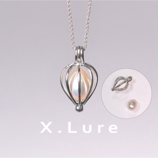 【X.LURE】14K 熱氣球蛋型珍珠墜子 附墜頭 項鍊 鑽墜 真金 真鑽 K金 輕珠寶