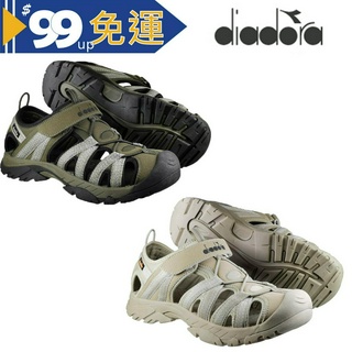 Diadora 男段護趾運動涼鞋 (DA71311 卡其)/(DA71310 綠)