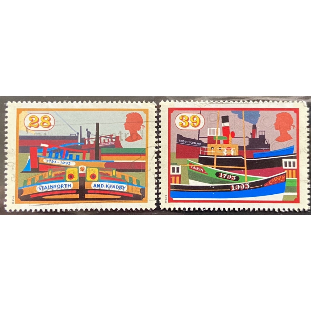 歐洲郵票、英國🇬🇧邮票、2枚（新）、1993年。（B0988）
