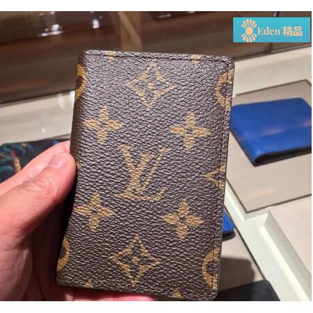 全新Louis Vuitton LV短夾M60502 N63145經典花紋信用卡簡便短夾錢包現貨| 蝦皮購物