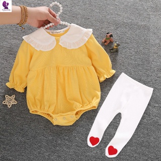 長袖 爬服 女寶寶秋裝衣秋季周歲衣服一歲百天嬰兒套裝公主春秋洋氣時尚