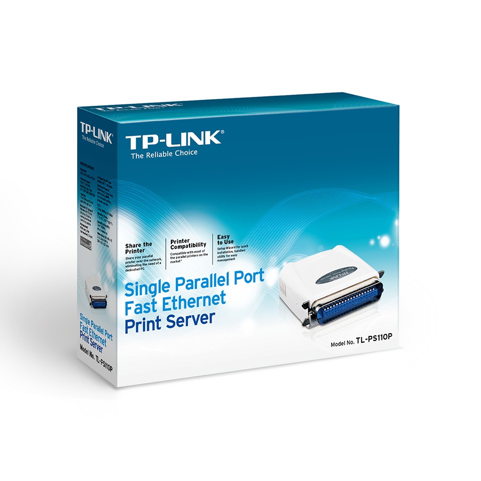 全新含發票~TP-LINK TL-PS110P 單一平行埠快速乙太網路列印伺服器 printer server