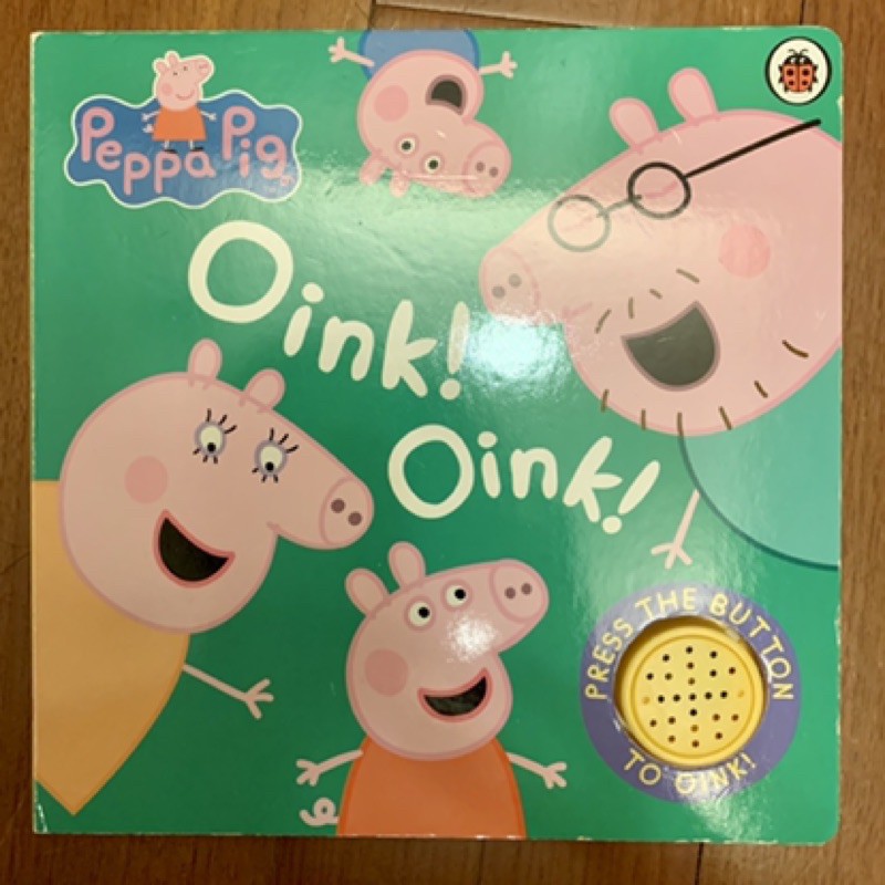 二手 Peppa Pig: Oink! Oink! 粉紅豬 英文硬頁音效書