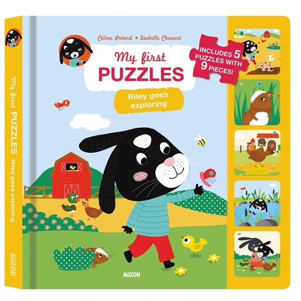 Riley Goes Exploring (My First Puzzles)(故事拼圖遊戲書)