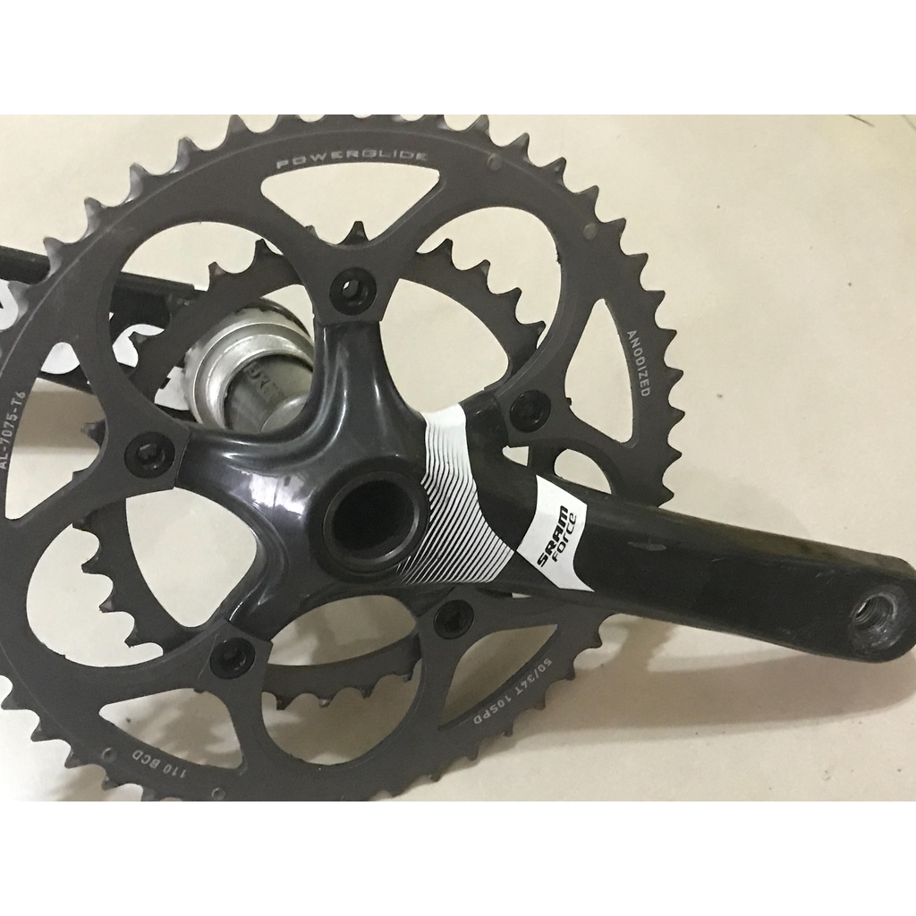 SRAM FORCE 公路車齒盤 碳纖維 50/34T 110BCD 170mm