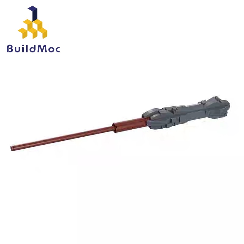 BuildMOC哈利波特系列哈利的魔杖模型拼裝小顆粒積木玩具禮物
