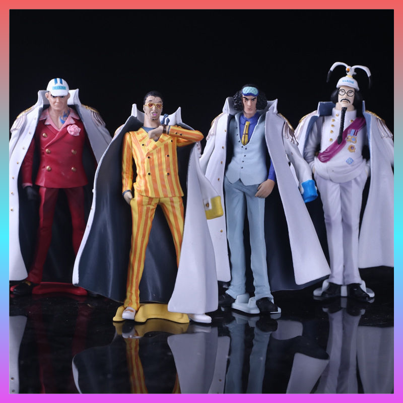 海贼王海軍本部大将元帅战国4款海军大将青雉黄猿赤犬手办公仔 蝦皮購物